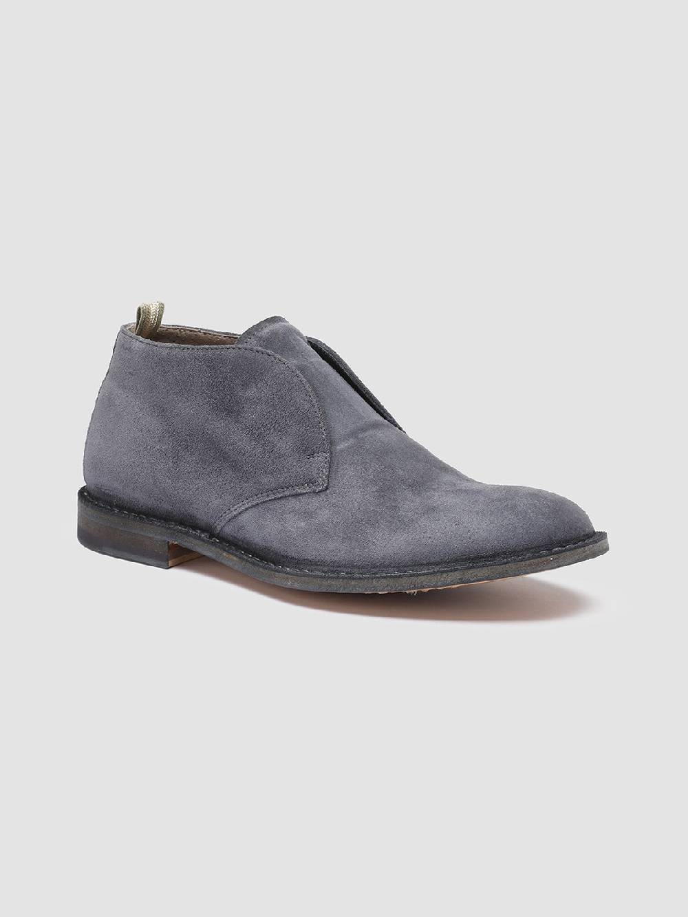 Officine Creative LINZI 008 Polacchine in Pelle Scamosciata Blu Offerta San Valentino