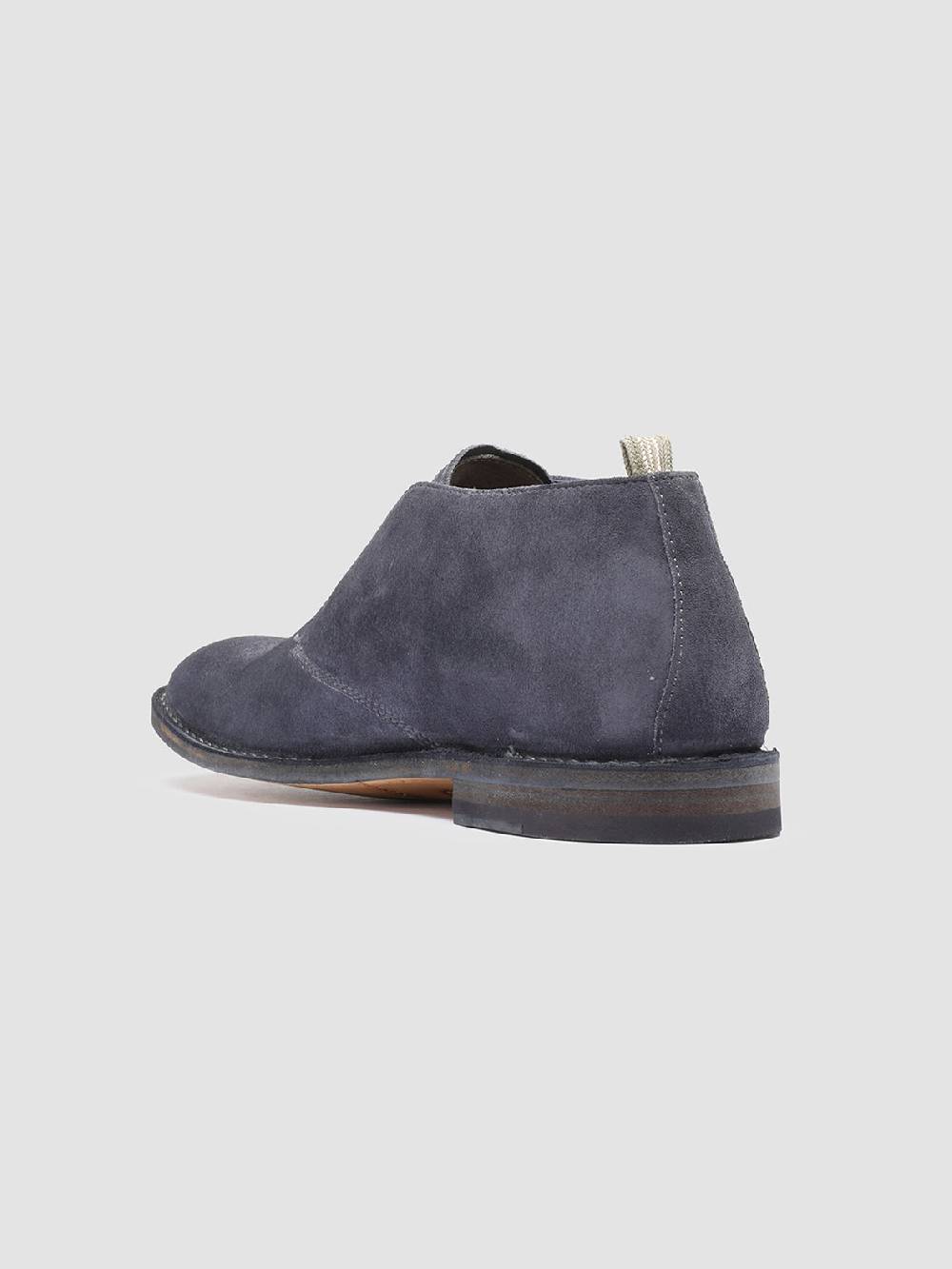 Officine Creative LINZI 008 Polacchine in Pelle Scamosciata Blu Offerta San Valentino