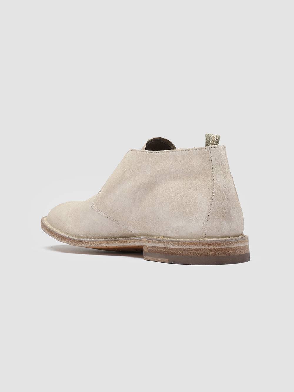 Officine Creative LINZI 008 Polacchine in Pelle Scamosciata Avorio Offerta Anniversario
