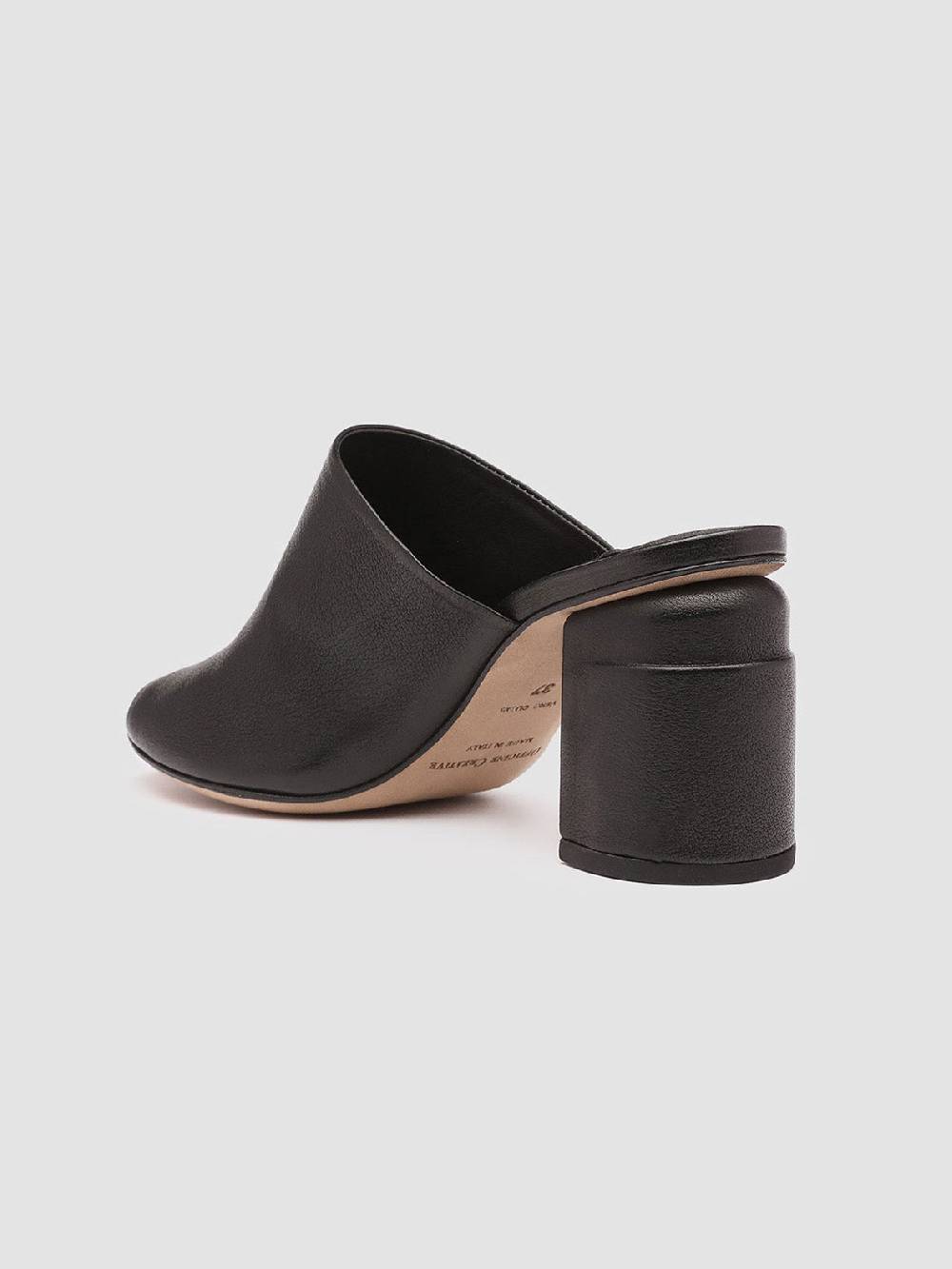 Officine Creative EMILIE 002 Sandali in Pelle Nera Vendita calda