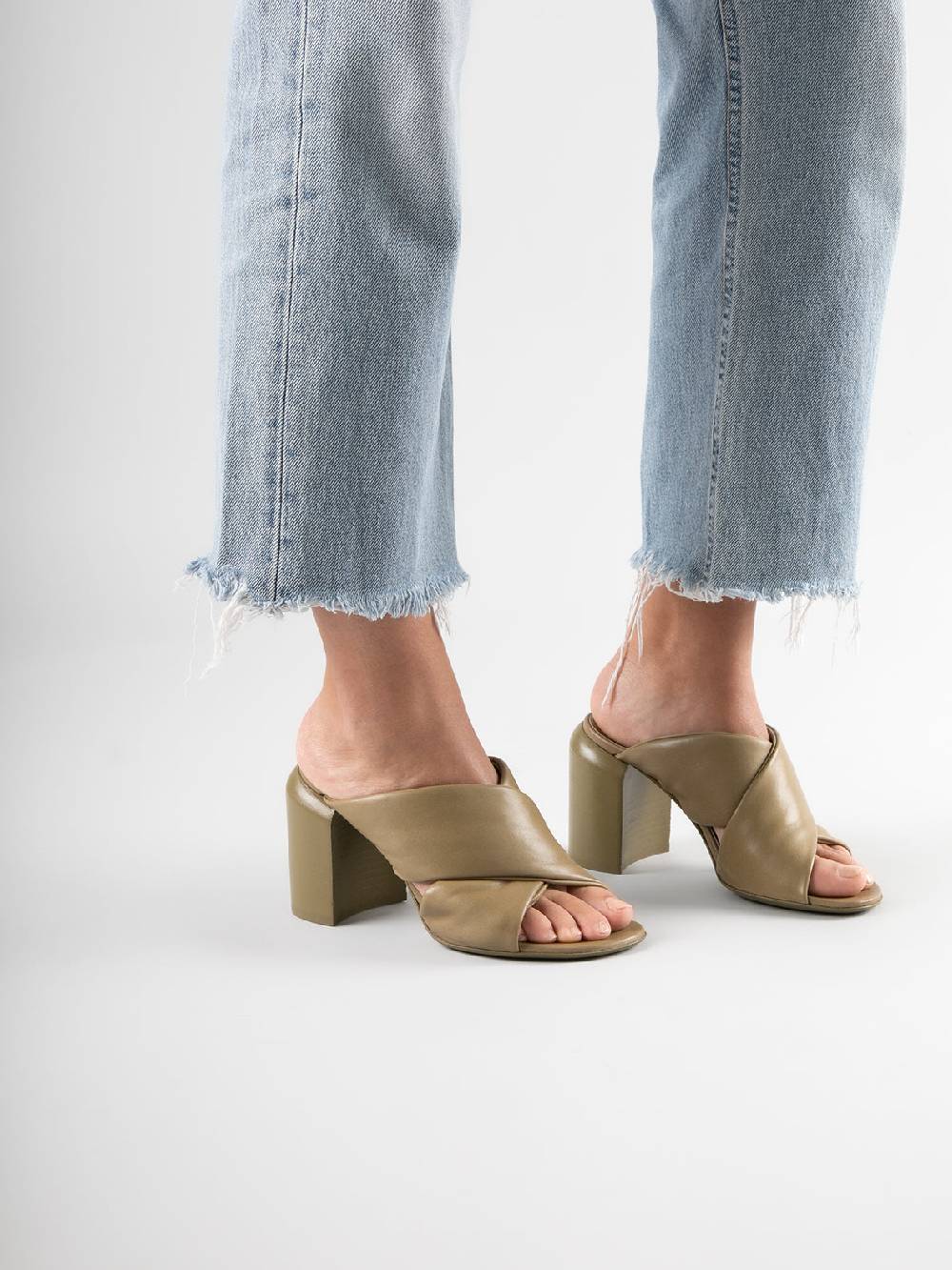 Officine Creative ESTHER 014 Sandali in Pelle Marrone Offerta migliore