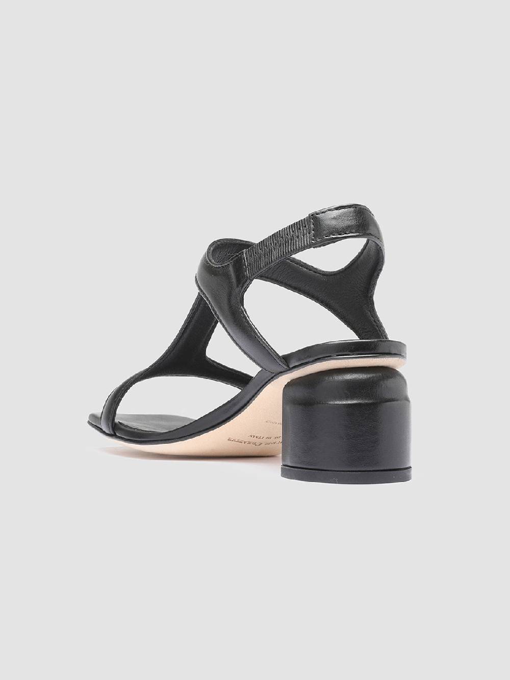 Officine Creative ELSIE 002 Sandali in Nappa Nera Latest fashion