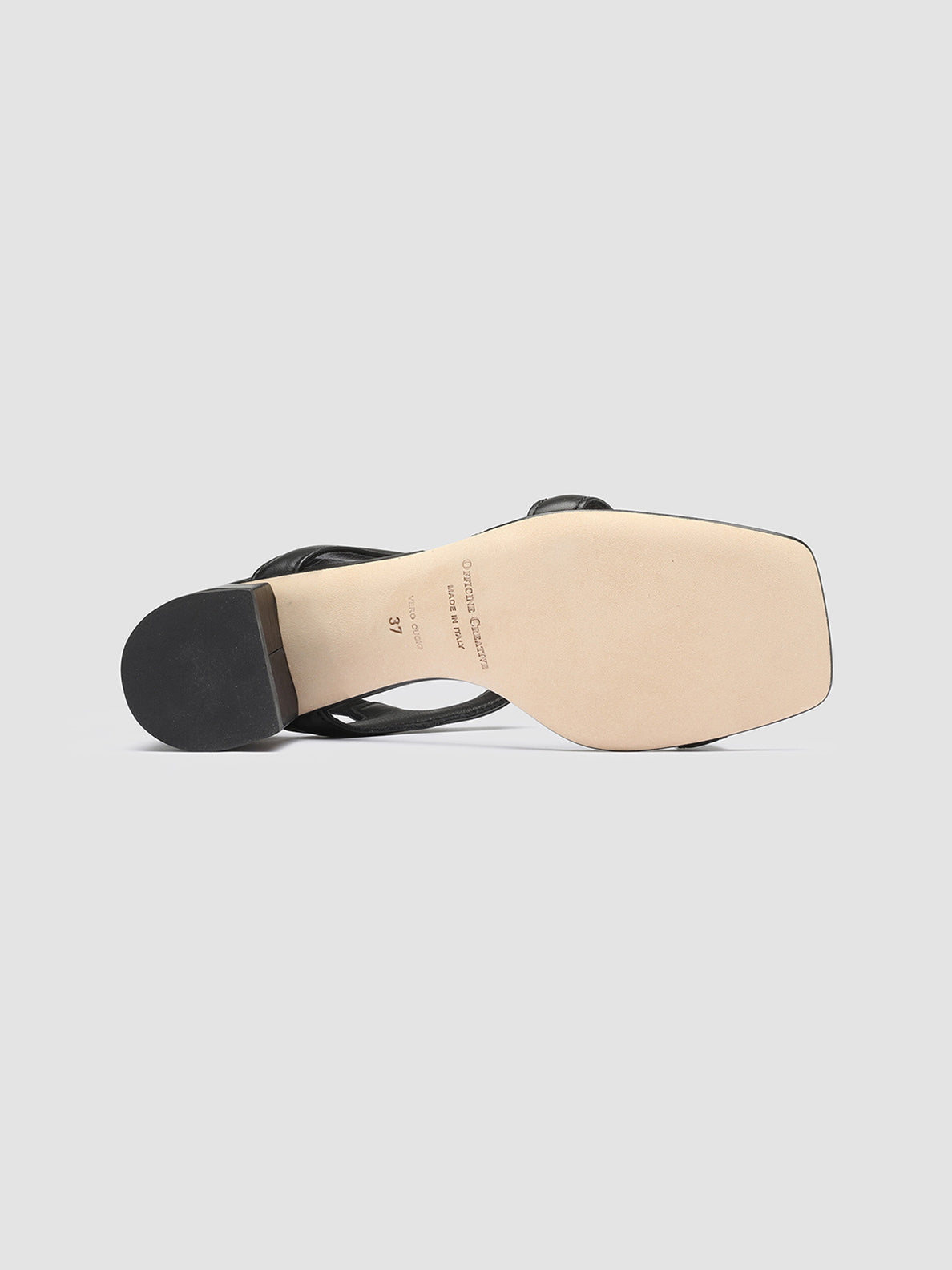 Officine Creative ELSIE 002 Sandali in Nappa Nera Latest fashion