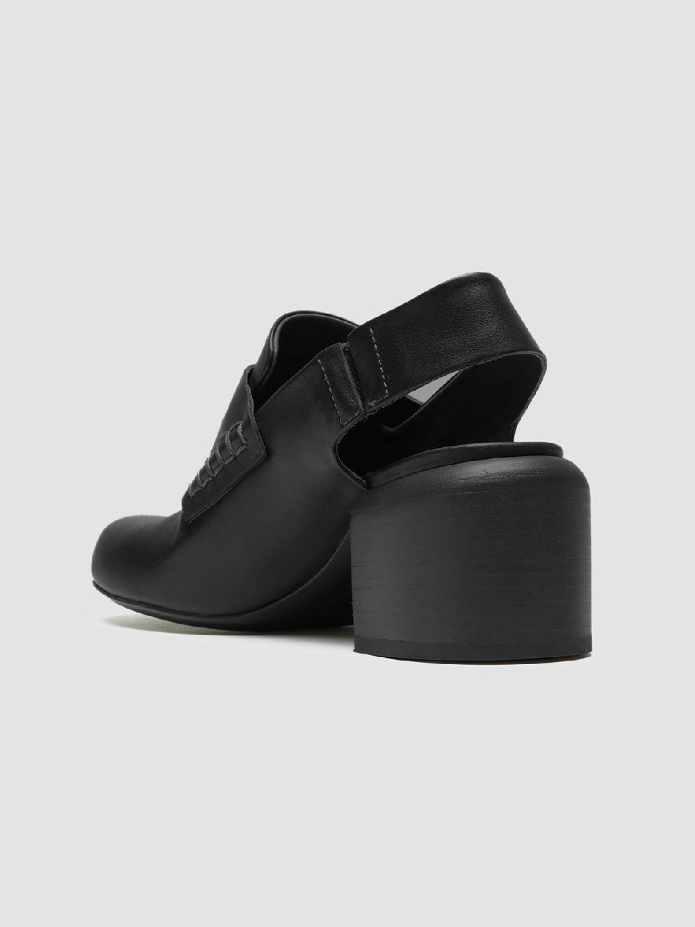 Officine Creative ETHEL 009 Sandali in Pelle Nera Online Outlet