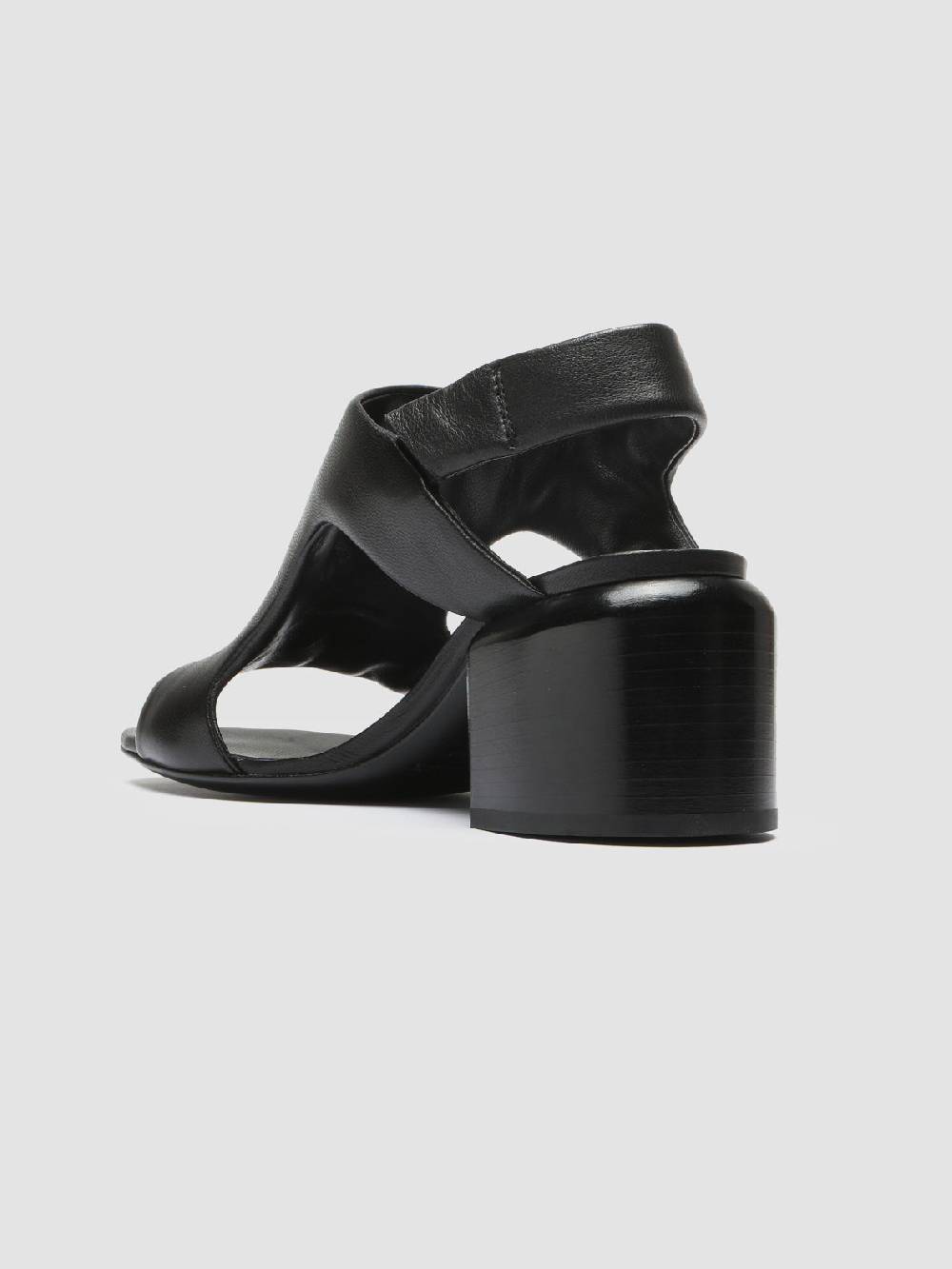 Officine Creative ETHEL 013 Sandali in Pelle Nera Offerta temporanea