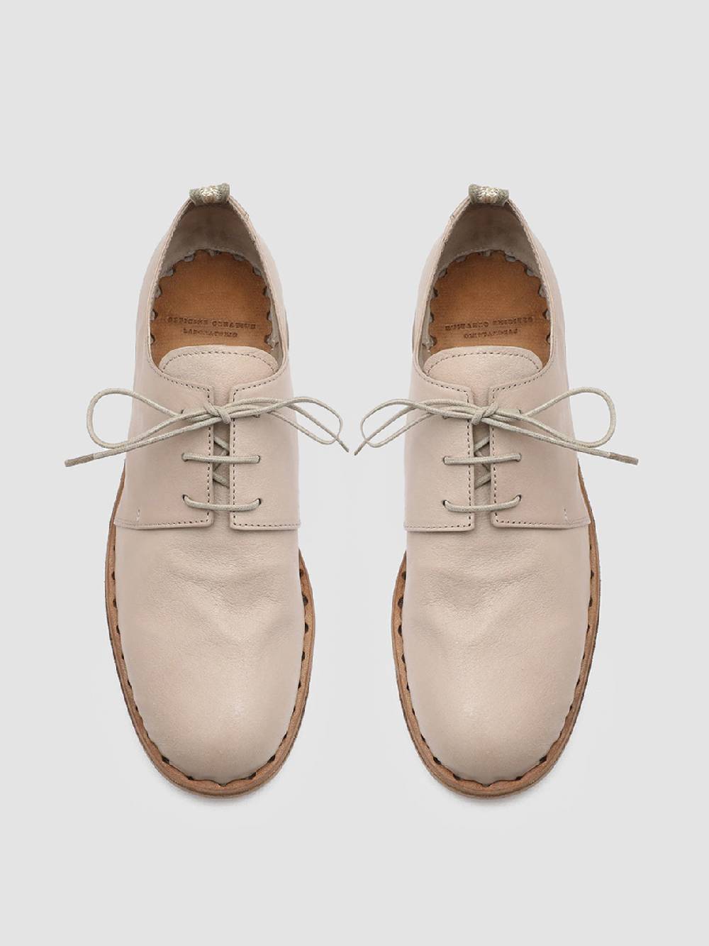 Officine Creative GRAPHITE 001 Derby in Pelle Avorio Lightning offer