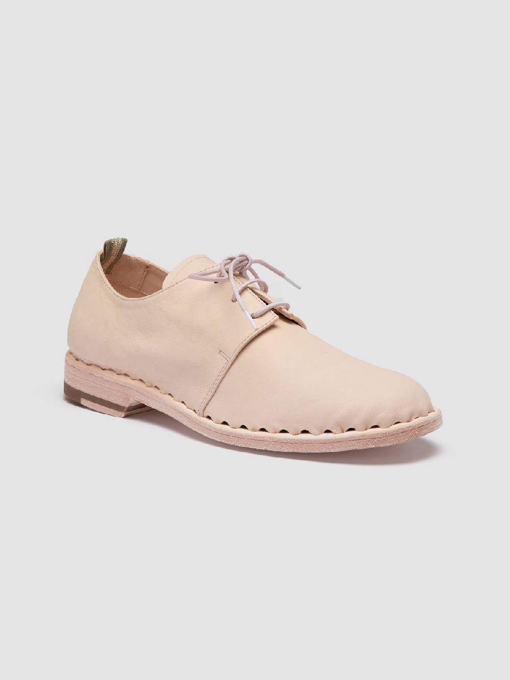 Officine Creative GRAPHITE 001 Derby in Pelle Rosa Grandi sconti