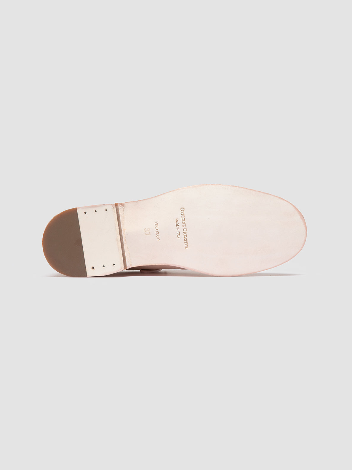 Officine Creative GRAPHITE 001 Derby in Pelle Rosa Grandi sconti