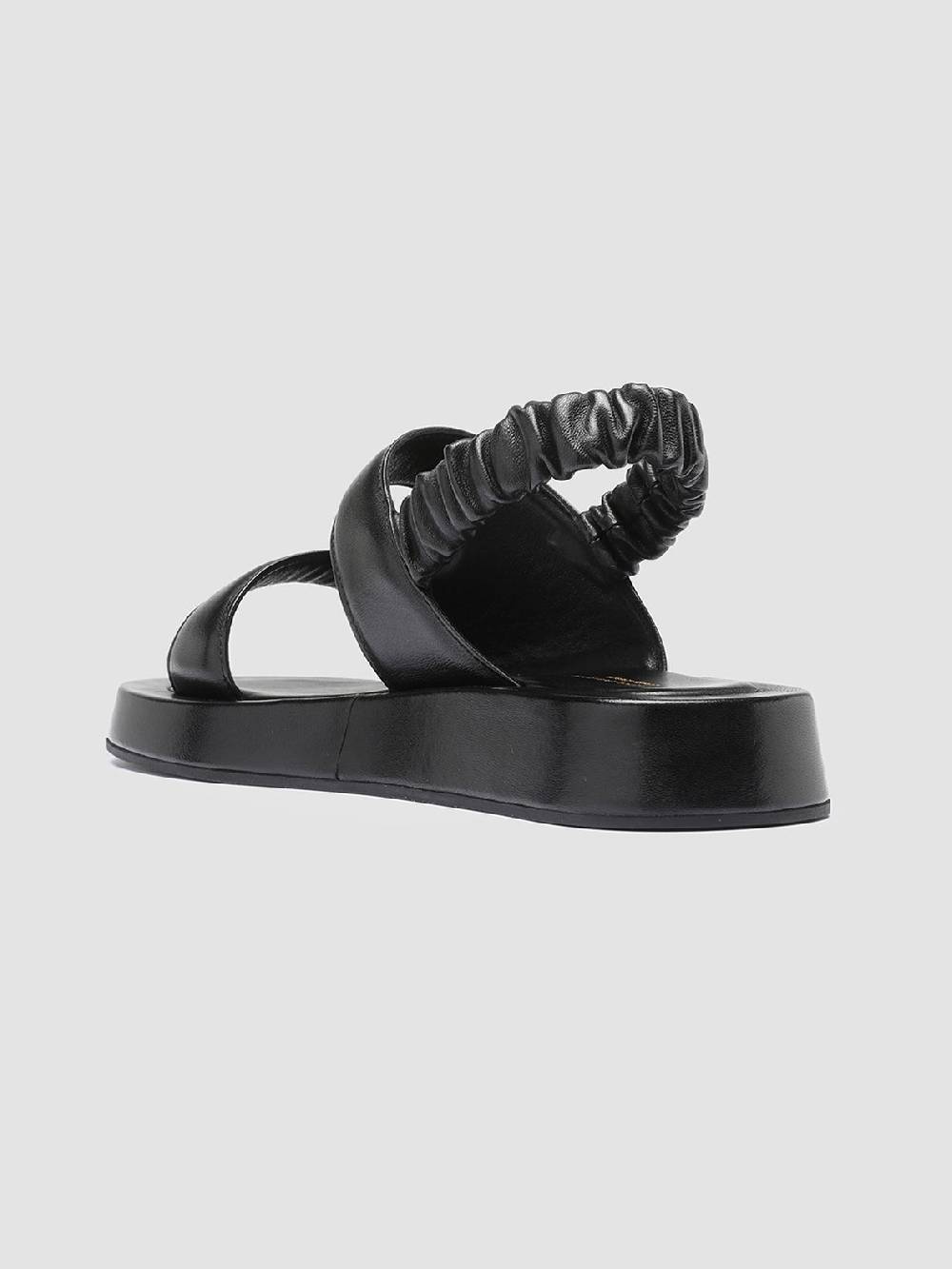 Officine Creative PATTY 005 Sandali in Pelle Nera Offerte giornaliere