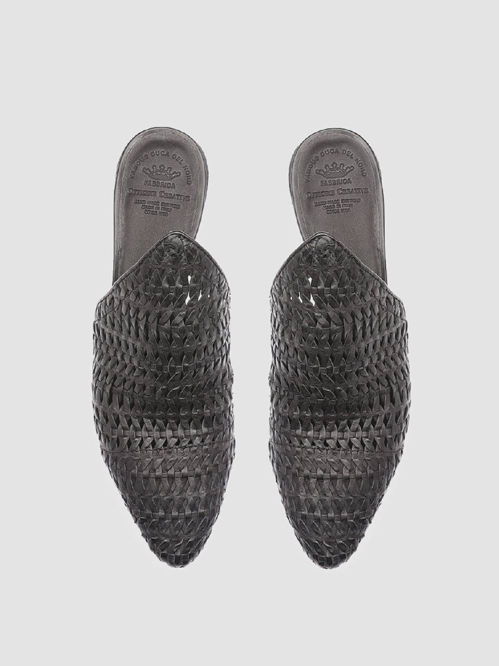 Officine Creative SALLY 007 Sandali in Pelle Nera Enormi risparmi