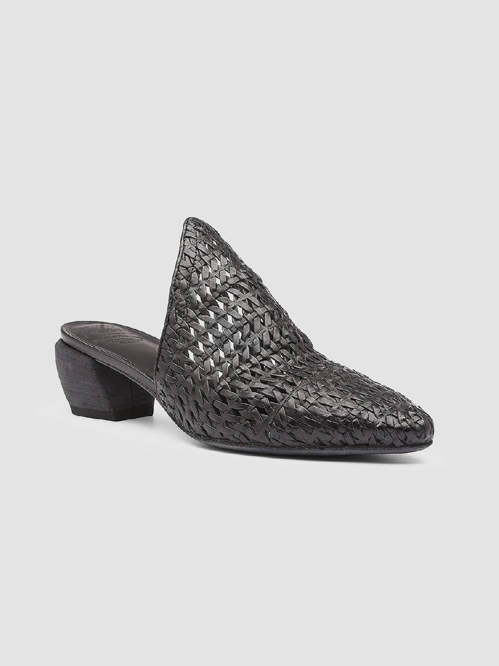 Officine Creative SALLY 007 Sandali in Pelle Nera Enormi risparmi