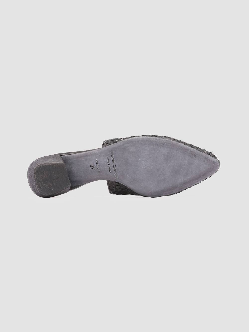 Officine Creative SALLY 007 Sandali in Pelle Nera Enormi risparmi