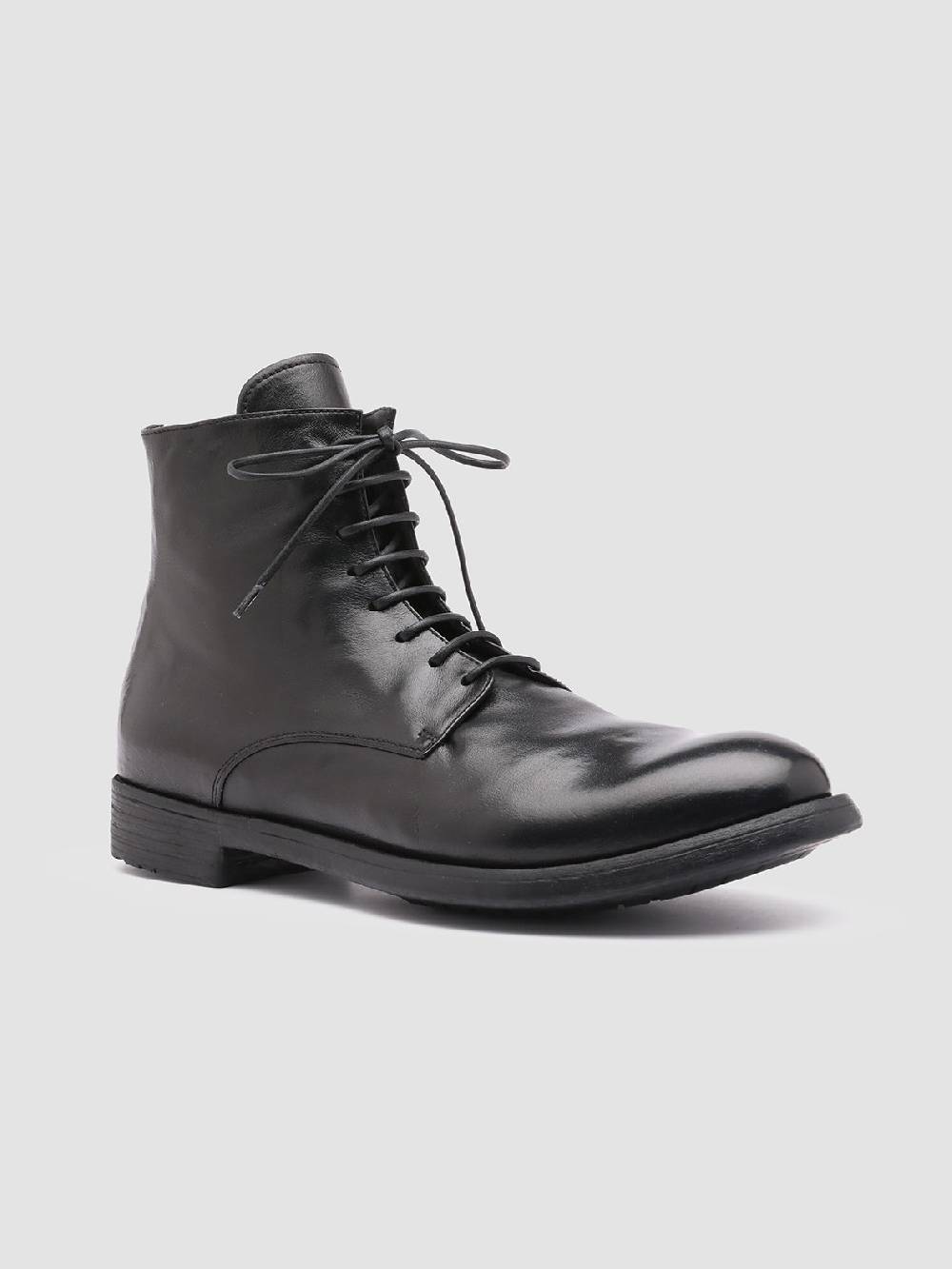 Officine Creative HIVE 016 Stivali in Pelle Nera Super Saving Price