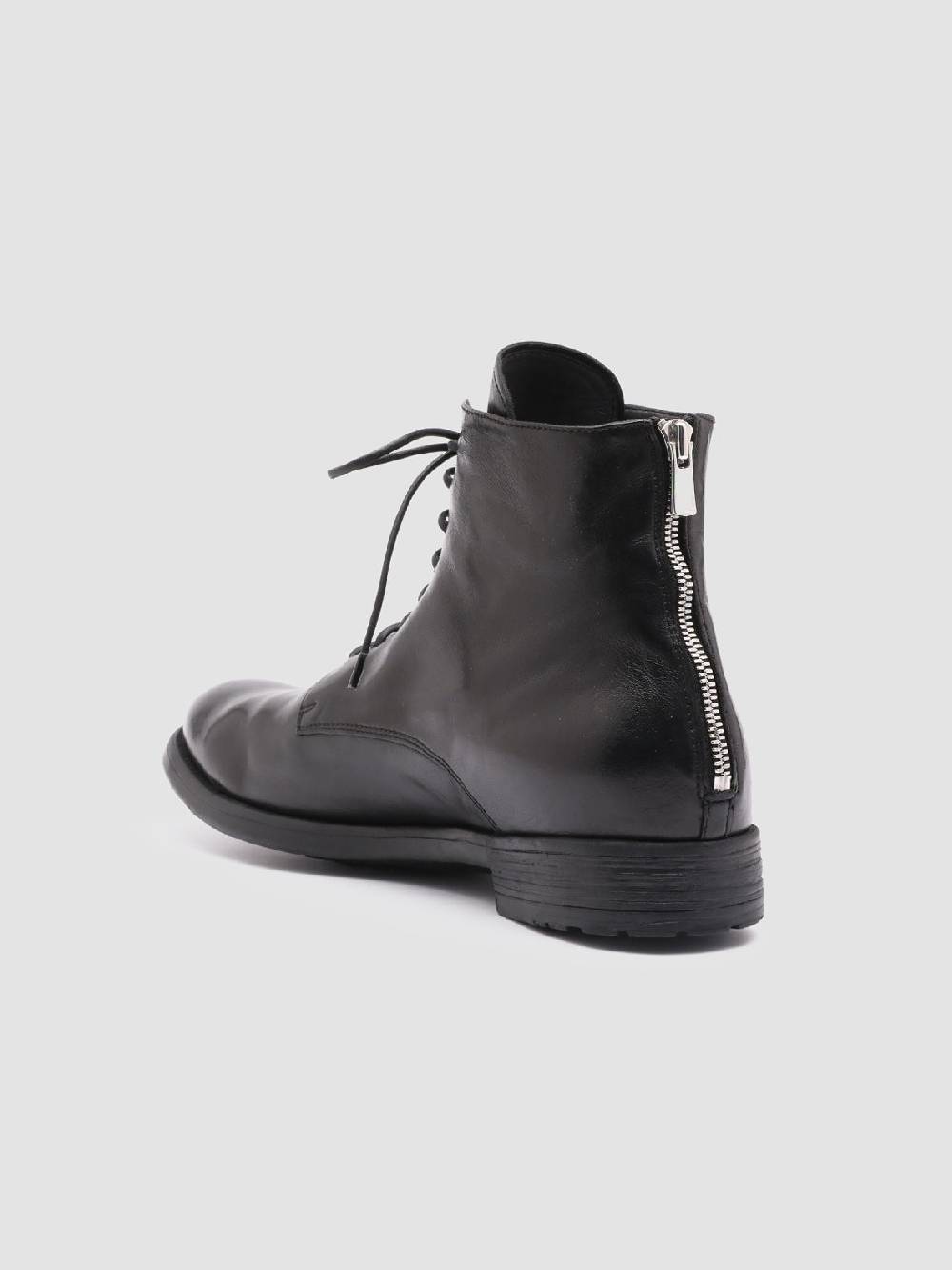 Officine Creative HIVE 016 Stivali in Pelle Nera Super Saving Price