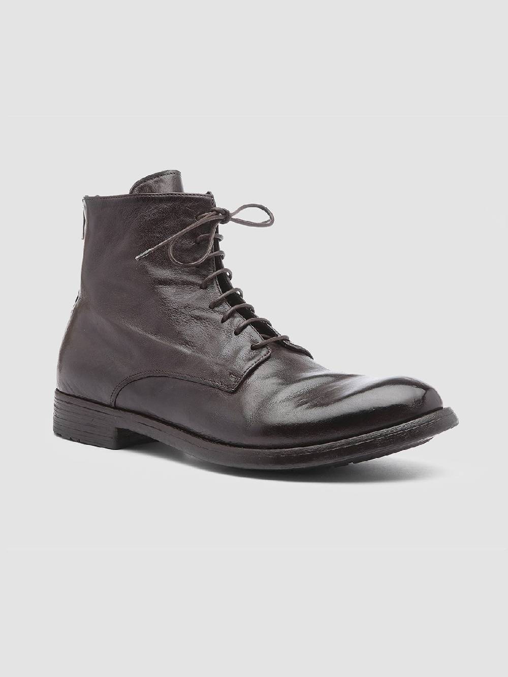 Officine Creative HIVE 016 Stivali in Pelle Marrone Offerta settimanale