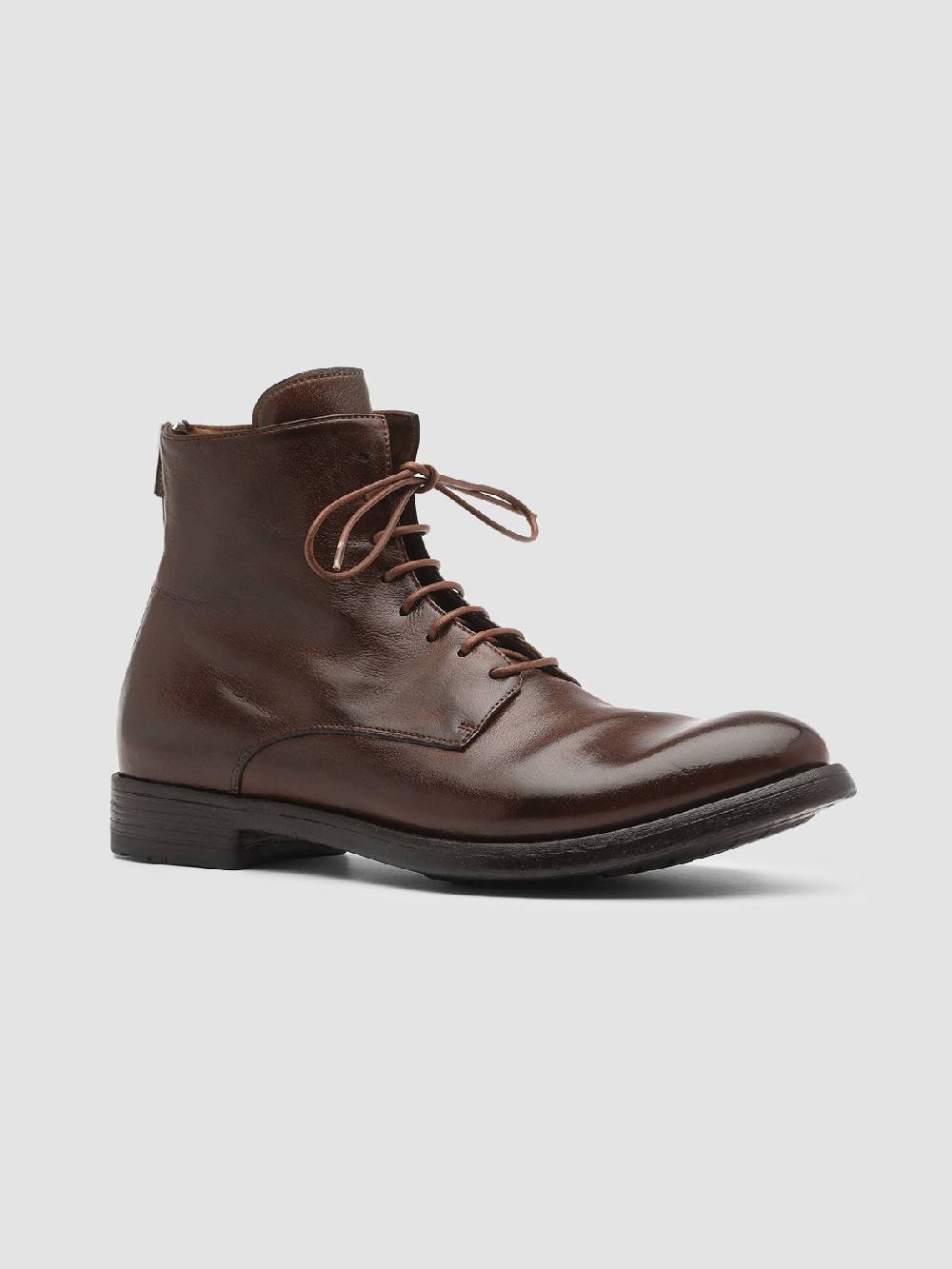 Officine Creative HIVE 016 Stivali in Pelle Marrone Ritorno libero