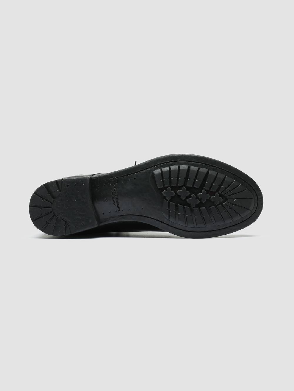 Officine Creative HIVE 053 Stivali Stringati in Pelle Nera Latest stili