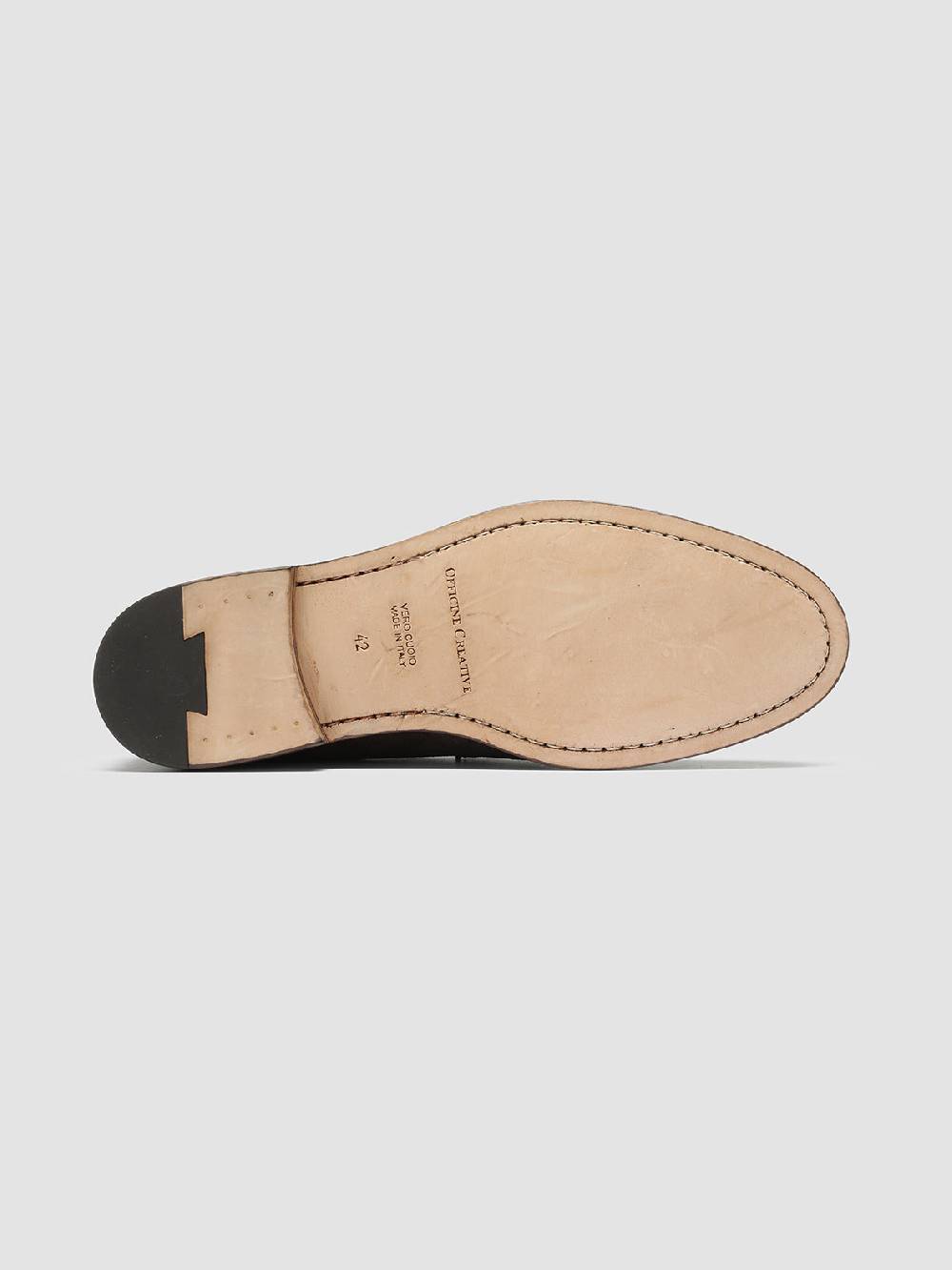 Officine Creative OPERA 001 Mocassini Penny Loafer in Pelle Scamosciata Marrone Fino al 60% di sconto