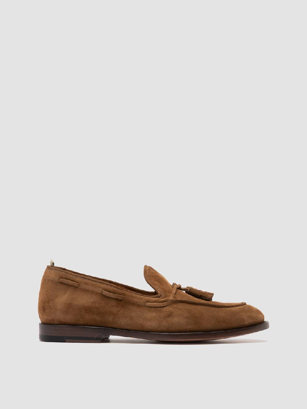 Officine Creative OPERA 002 Mocassini con Nappine in Camoscio Marrone Only for today