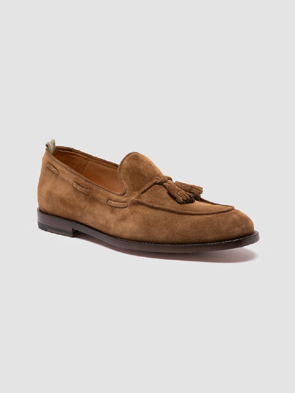 Officine Creative OPERA 002 Mocassini con Nappine in Camoscio Marrone Only for today