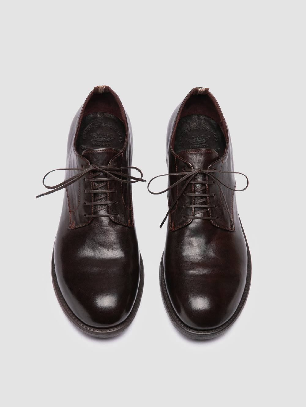 Officine Creative SARGEANT 001 Derby in Pelle Marrone Discount Store per i nuovi prodotti