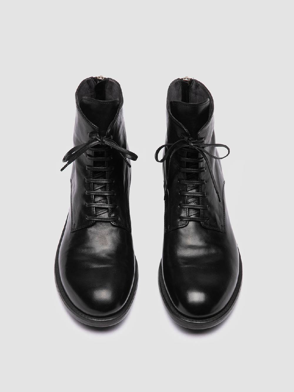 Officine Creative SARGEANT 003 Stivali Stringati in Pelle Nera Solo un giorno rimasto