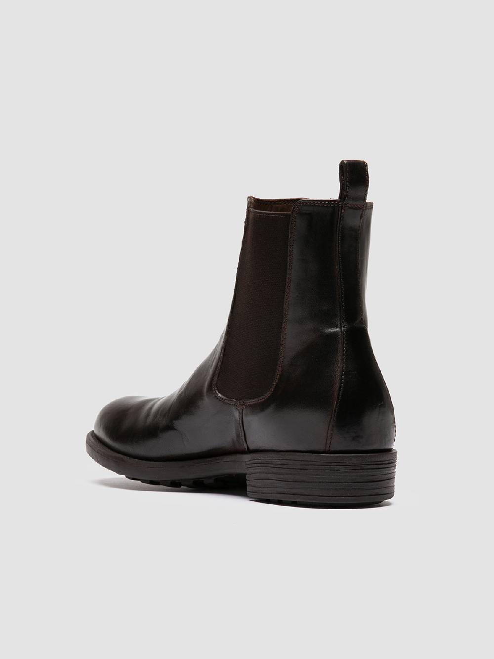 Officine Creative SARGEANT 006 Stivaletti Chelsea in Pelle Marrone Enormi sconti