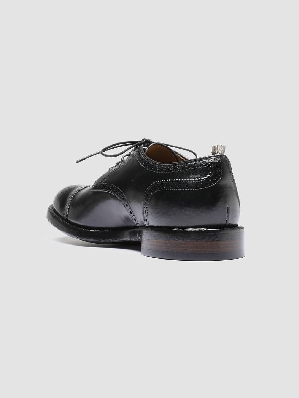 Officine Creative TEMPLE 003 Derby in Pelle Nera 50% di sconto con spedizione gratuita