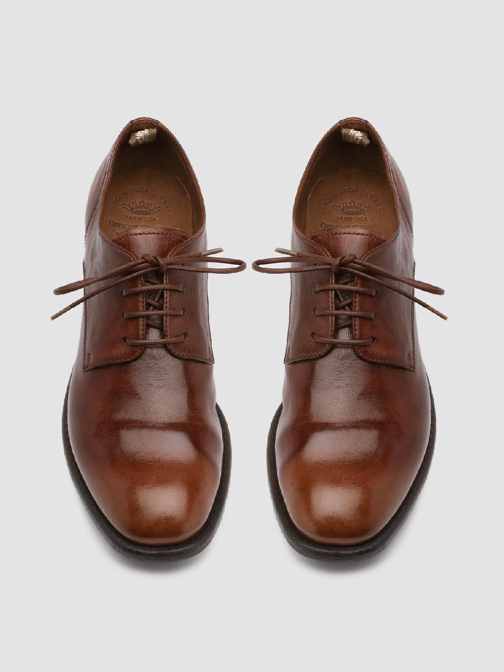 Officine Creative CALIXTE 014 Derby in Pelle Marrone Limitato a 3 giorni
