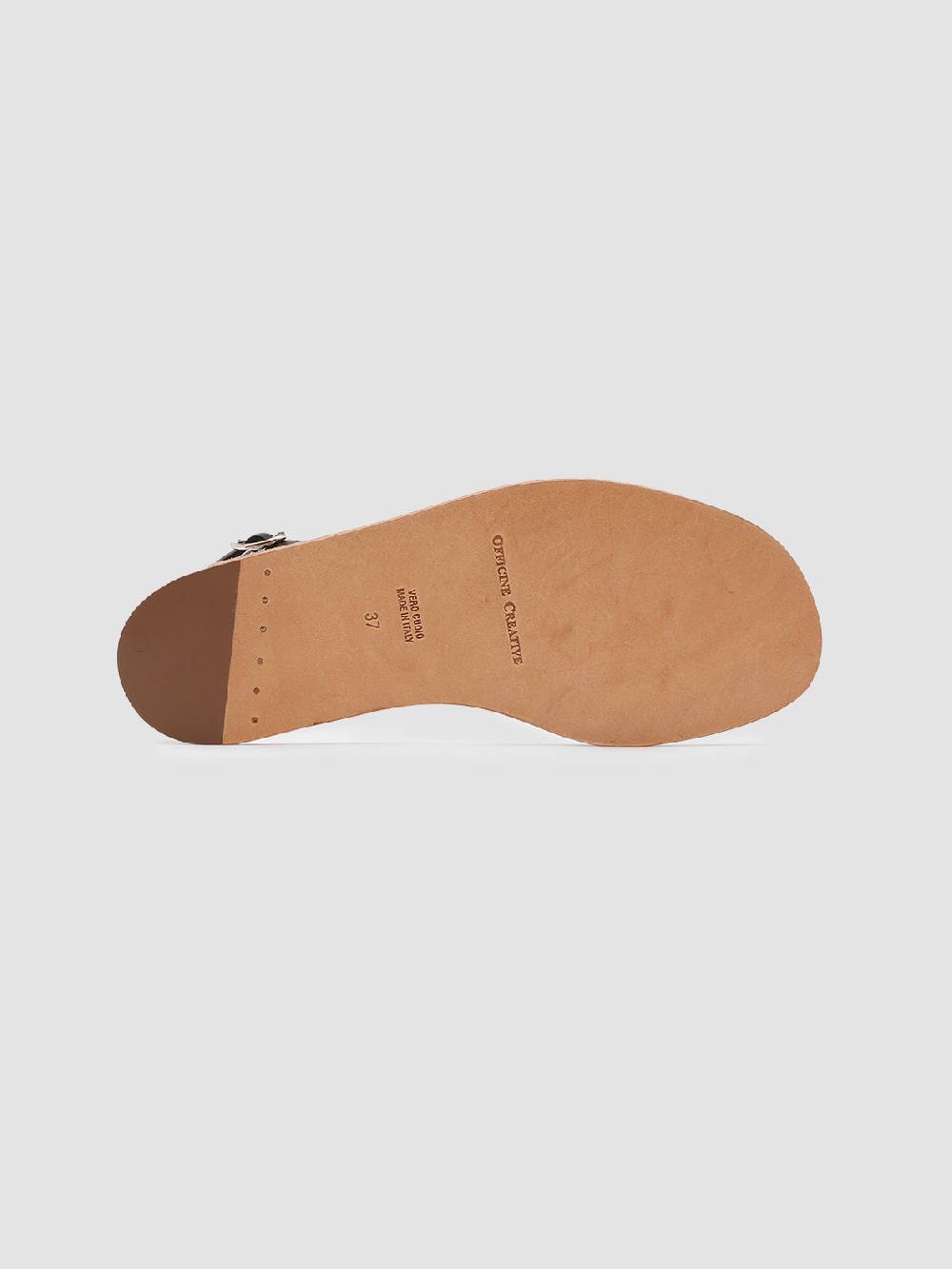Officine Creative CONTRAIRE 007 Sandali in Nappa Nera In vendita