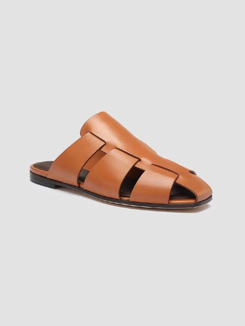 Officine Creative CUBA 001 Sabot in Pelle Rossa 2025