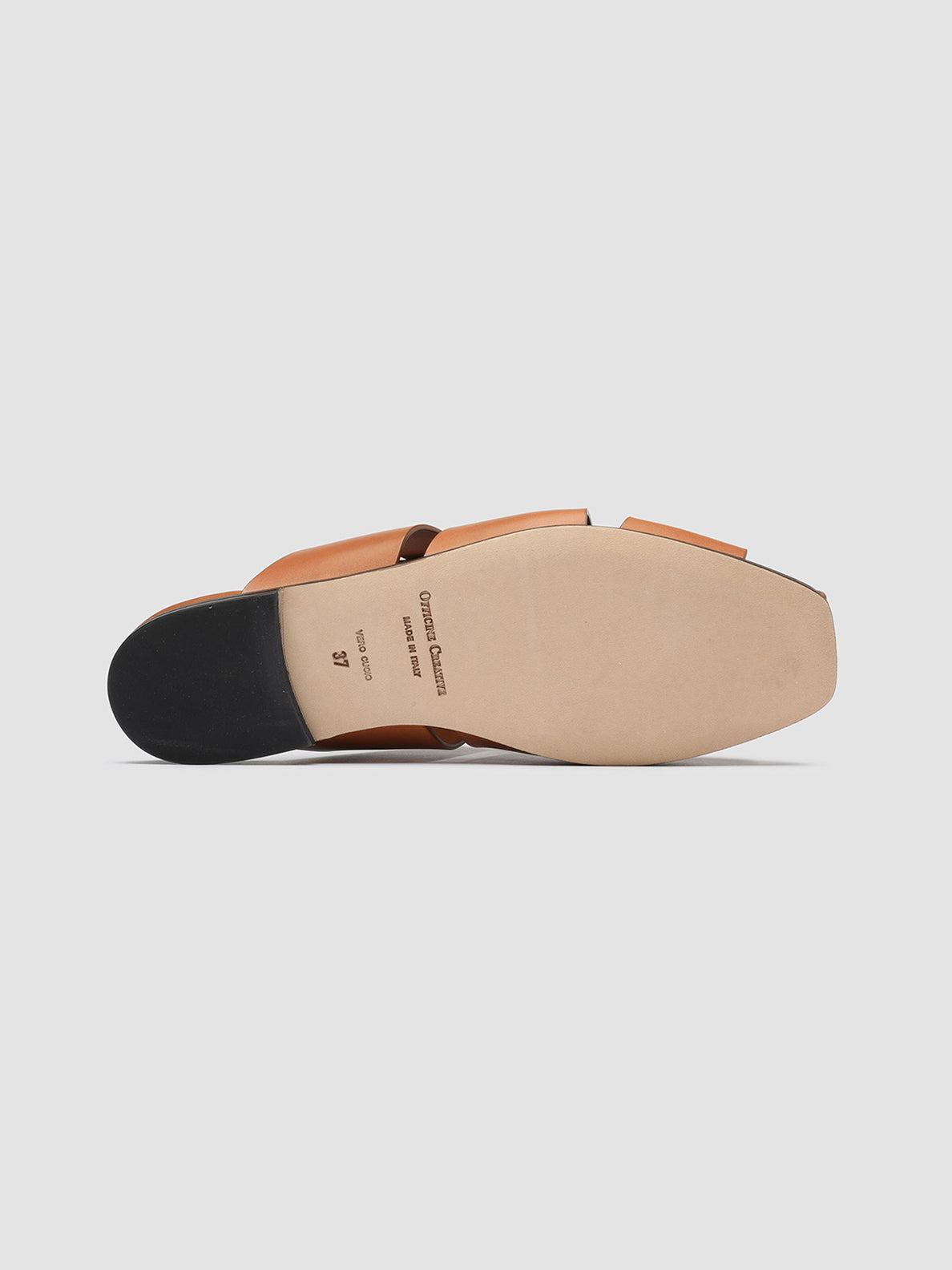 Officine Creative CUBA 001 Sabot in Pelle Rossa 2025