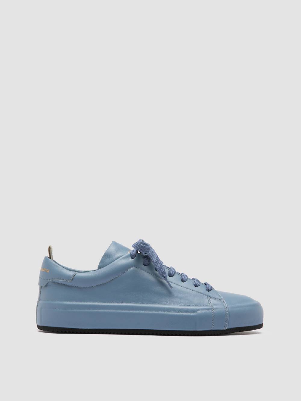 Officine Creative EASY 101 Sneakers Basse in Pelle Blu Italy