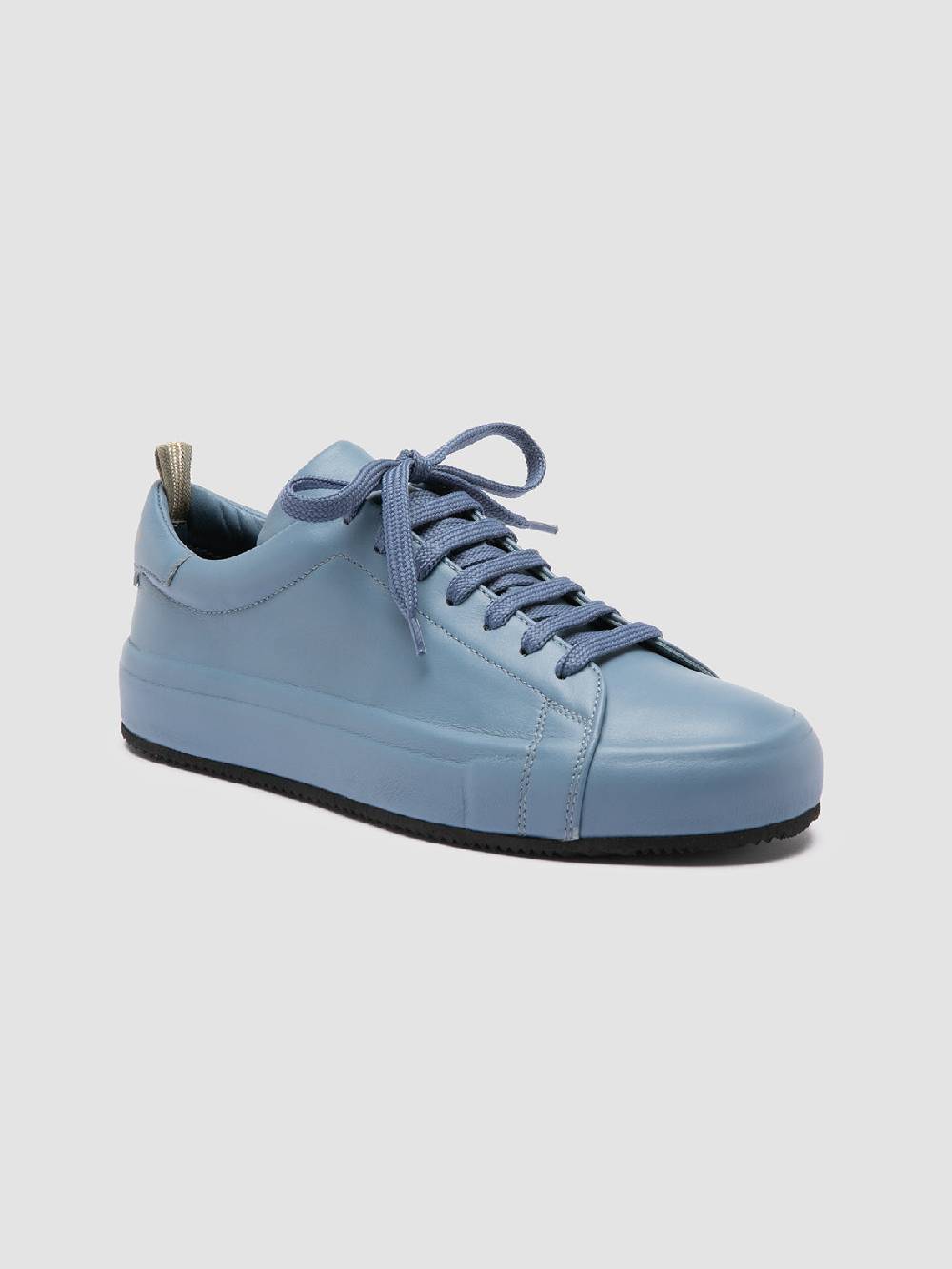 Officine Creative EASY 101 Sneakers Basse in Pelle Blu Italy