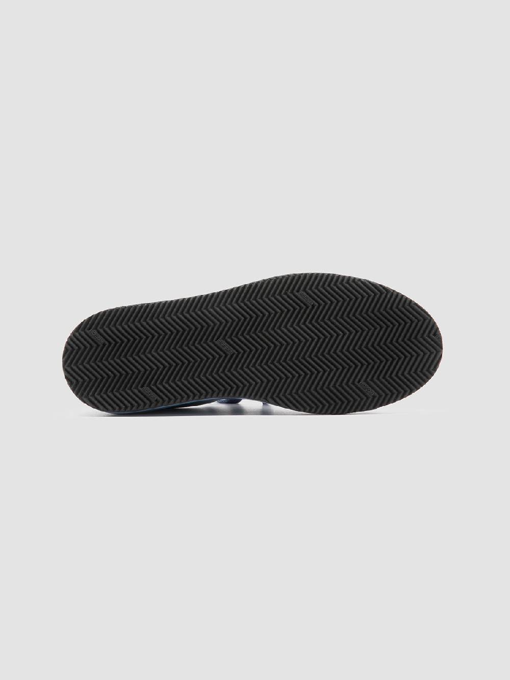 Officine Creative EASY 101 Sneakers Basse in Pelle Blu Italy