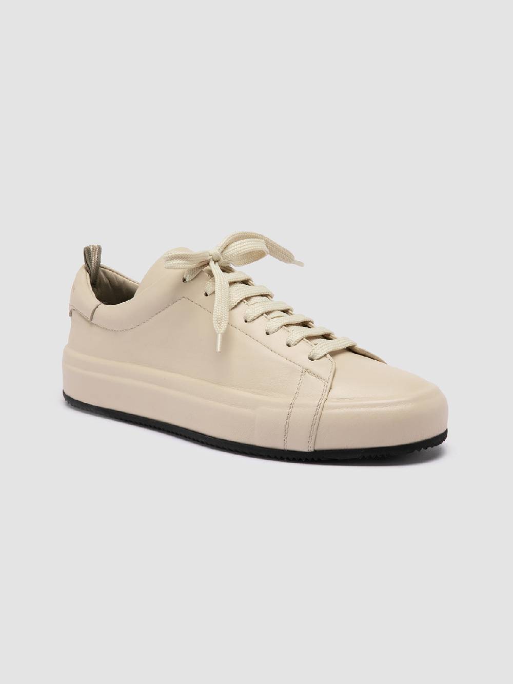Officine Creative EASY 101 Sneakers Basse in Pelle Avorio Italia