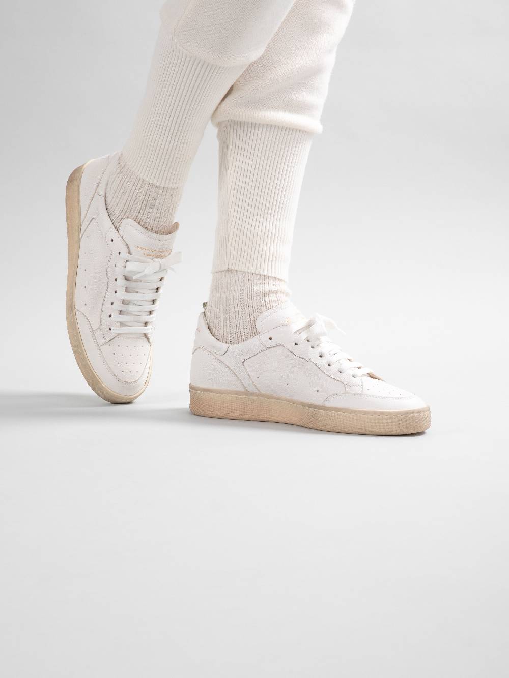 Officine Creative MAGIC 101 Sneakers in Pelle Bianca Promozione