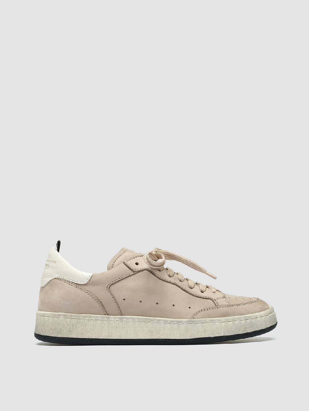 Officine Creative MAGIC 102 Sneakers in Pelle e Camoscio Marrone Spedizione Gratuita