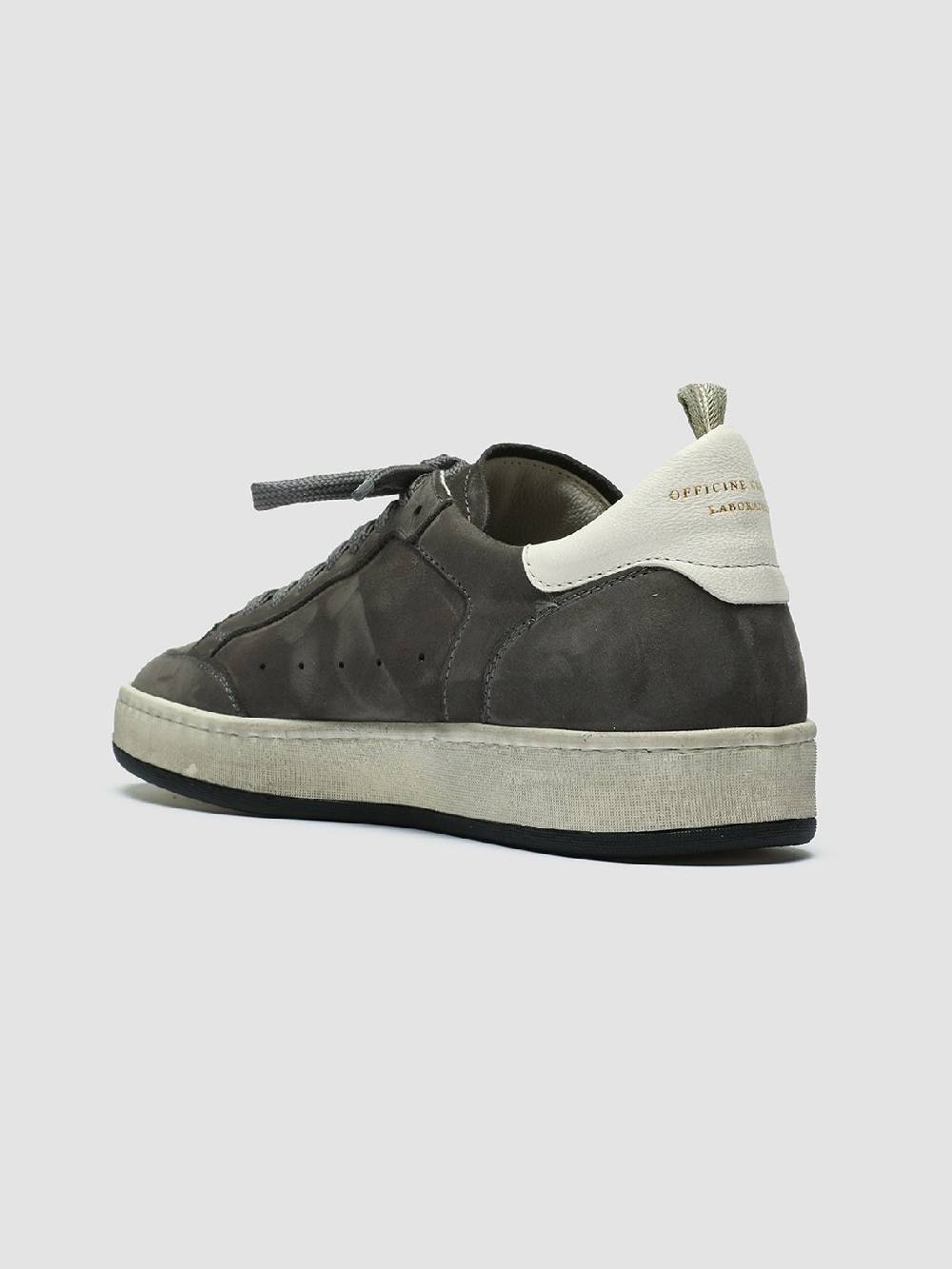 Officine Creative MAGIC 102 Sneakers in Pelle e Camoscio Grigio Soddisfazione Garantita