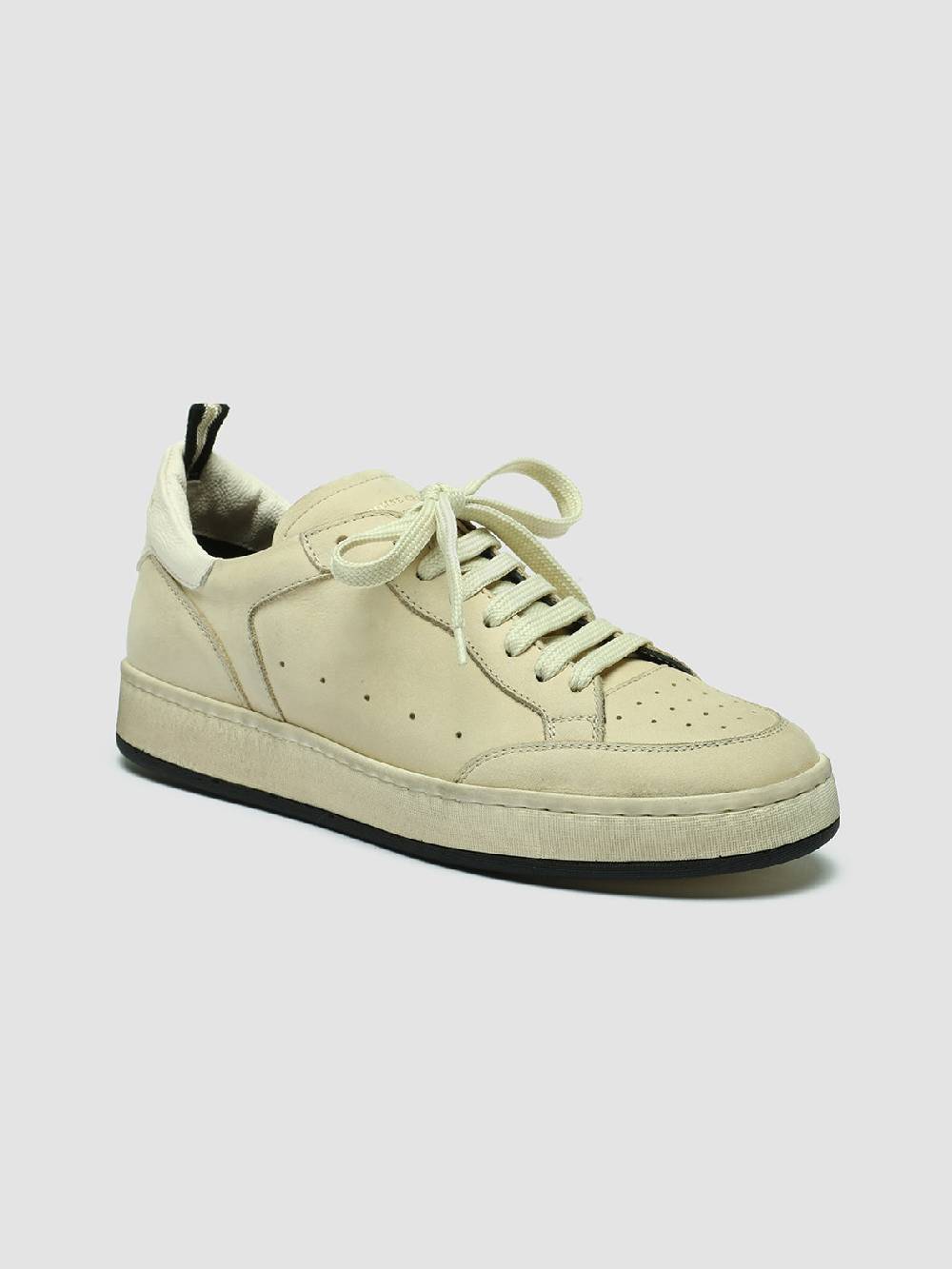 Officine Creative MAGIC 102 Sneakers in Camoscio e Pelle Beige Qualità Garantita