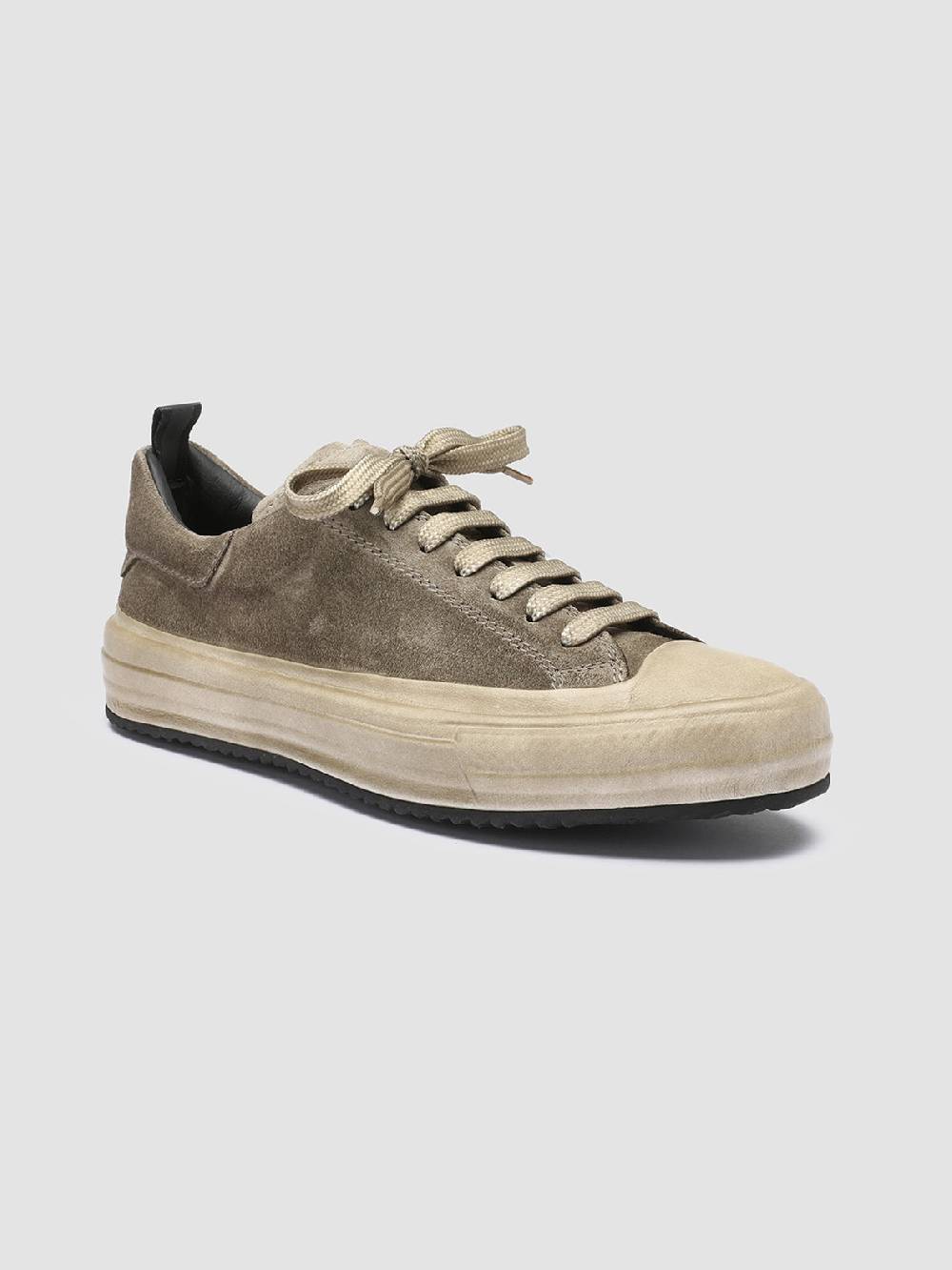 Officine Creative MES 105 Sneakers in Pelle Scamosciata Verde Acquista Ora