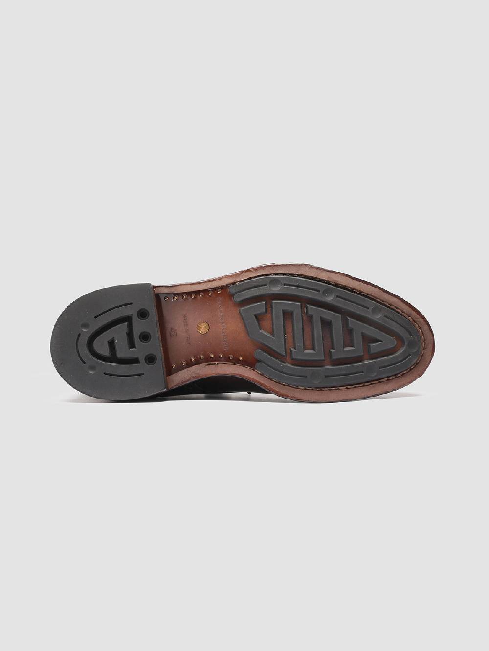 Officine Creative TEMPLE 004 Stivaletti in Pelle Marrone Fino Al -60%