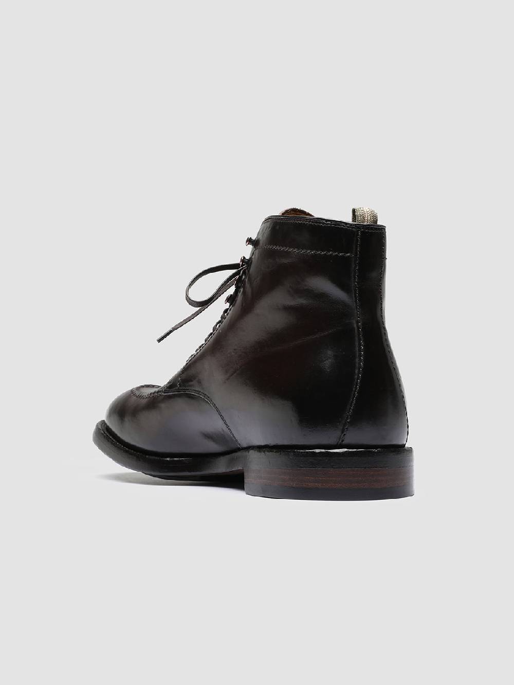 Officine Creative TEMPLE 006 Stivaletti in Pelle Marrone Affare Del Giorno