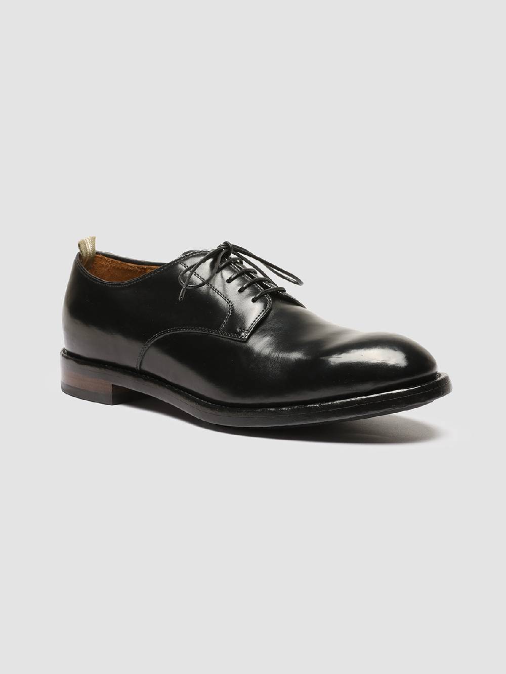 Officine Creative TEMPLE 018 Scarpe Derby in Pelle Nera Novità