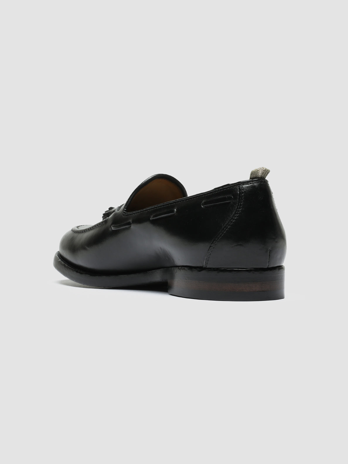 Officine Creative TULANE 001 Mocassini con Nappine in Pelle Nera Sconto