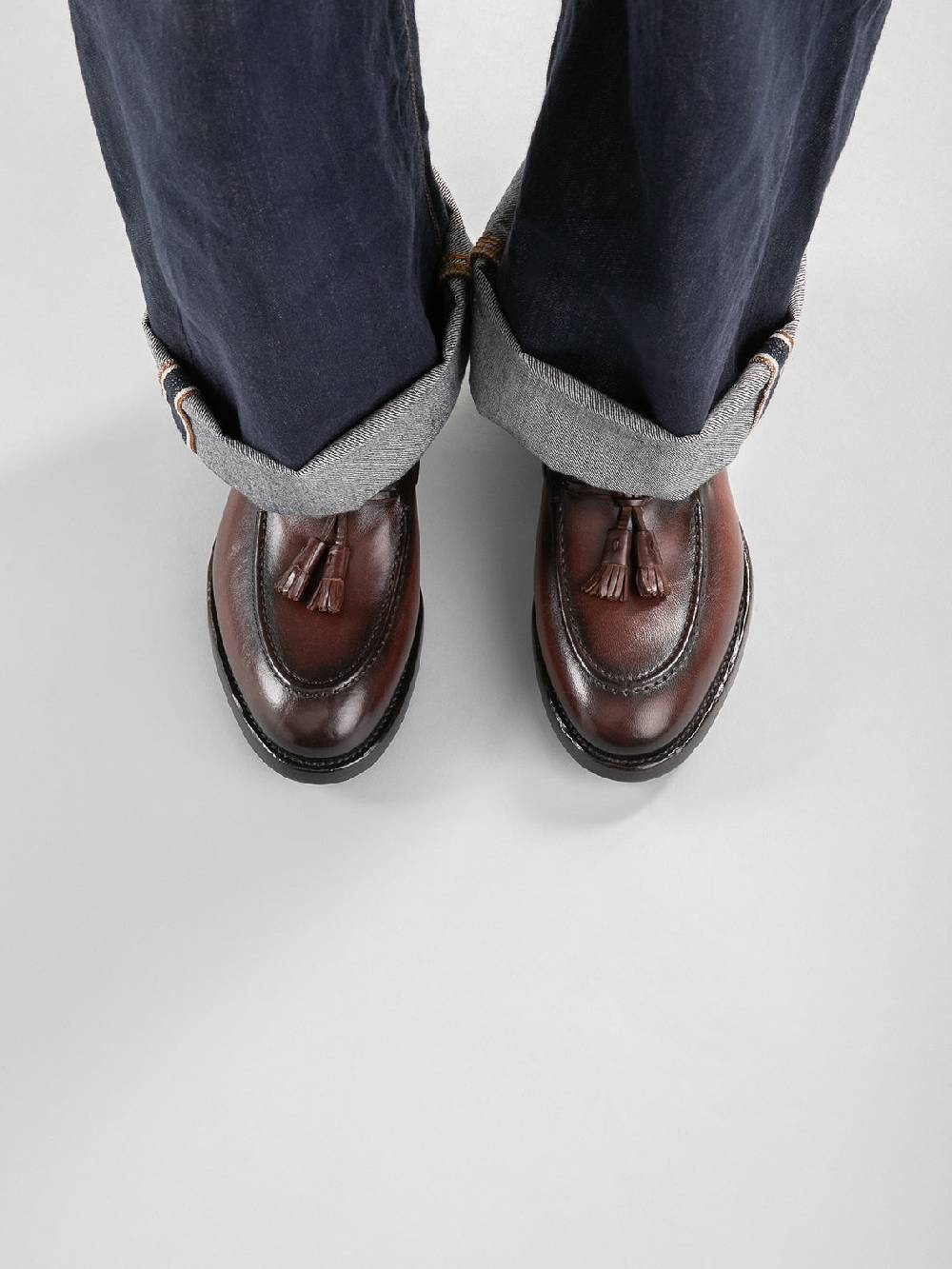 Officine Creative TULANE 001 Mocassini con Nappine in Pelle Nera Sconto