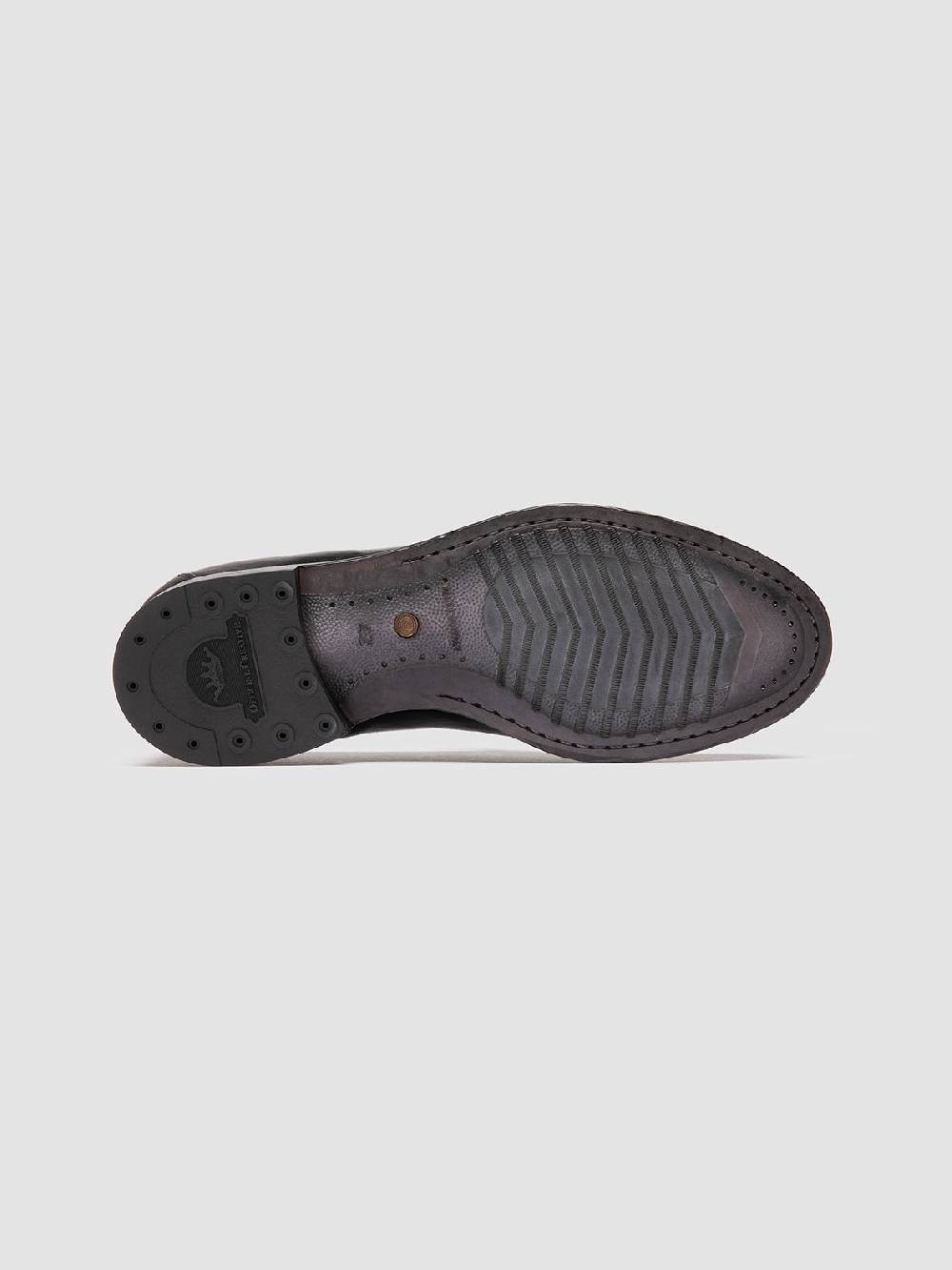Officine Creative TULANE 002 Mocassini Penny in Pelle Nera Offerta