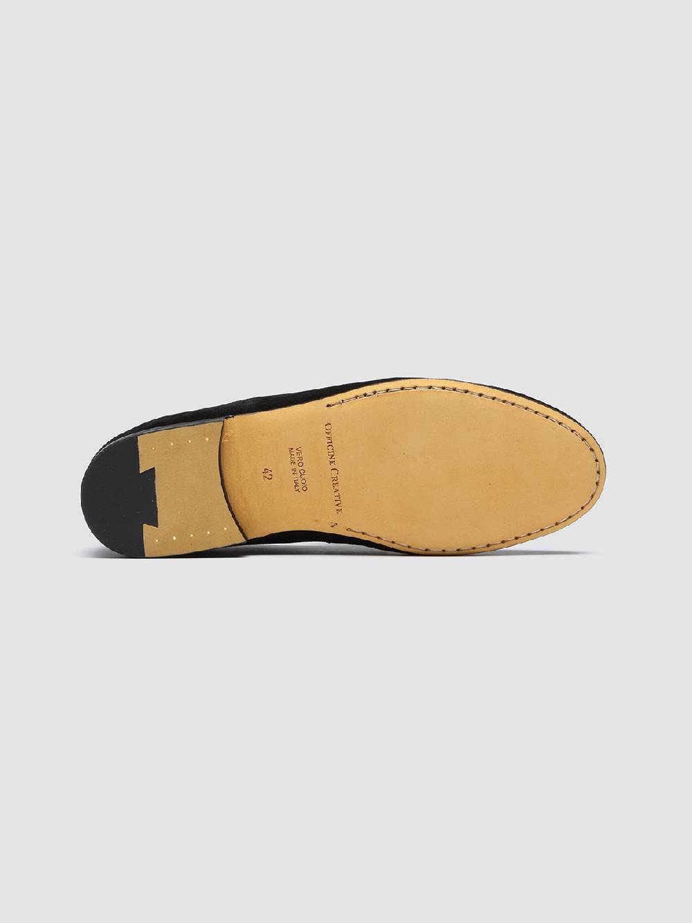 Officine Creative AIRTO 001 Mocassini Penny Loafer in Pelle Nera Vendita Calda
