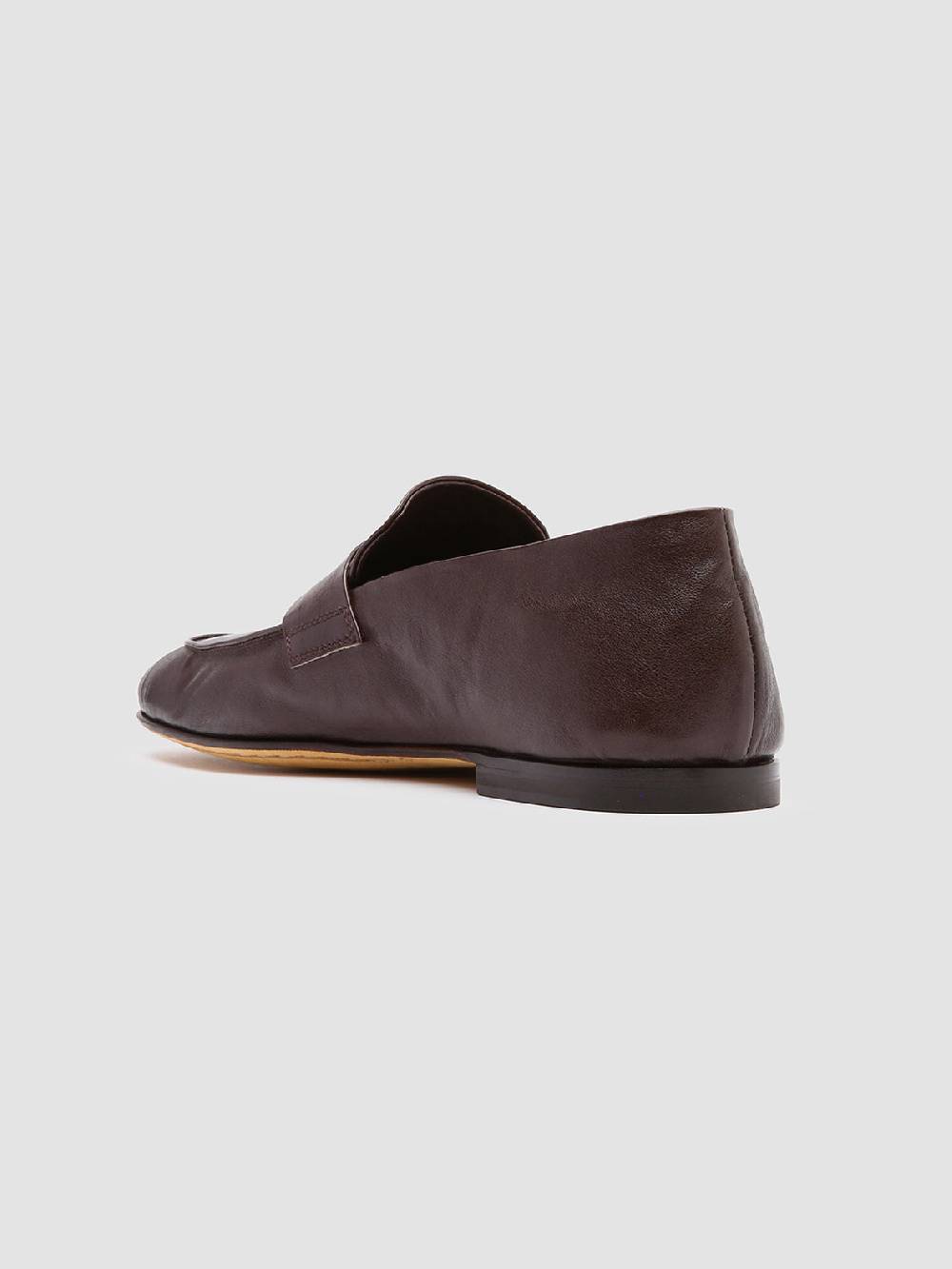 Officine Creative AIRTO 001 Mocassini Penny Loafer in Pelle Marrone Vendita Economica