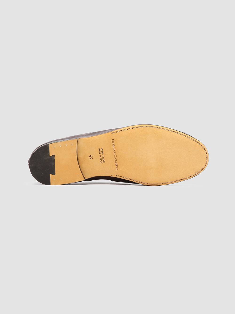Officine Creative AIRTO 001 Mocassini Penny Loafer in Pelle Marrone Vendita Economica